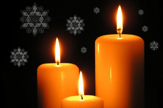 Vánoční pohlednice, přání a pozdravy - Pohlednice advent tretia nedela 