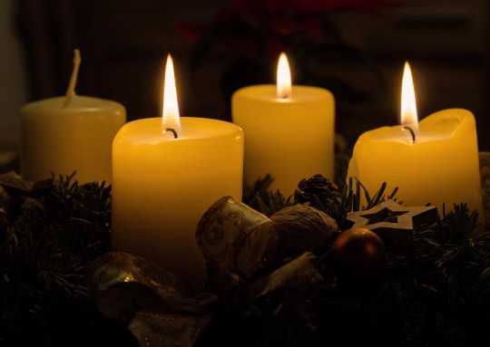 Vánoční pohlednice, přání a pozdravy - Pohlednice advent 3 
