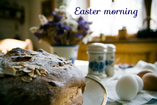 Easter cards - Postcard easter morning  