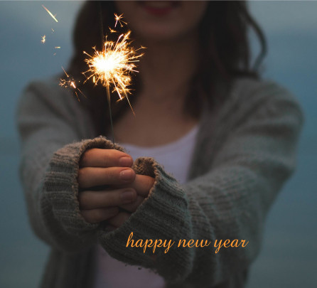 Postcard -  happy new year 1 