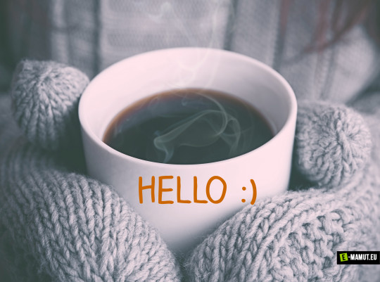 Postcard hello coffee  - 