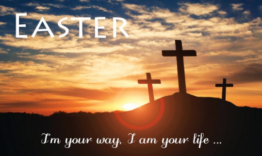 Easter cards - Postcard i m your way, i am your life ... 
