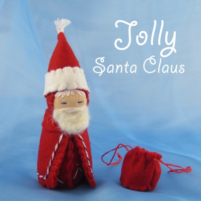 Postcard -  jolly Santa claus 