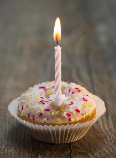 Pohlednice a blahopřání k narozeninám - Pohlednice narodeniny kolacik sviecka 