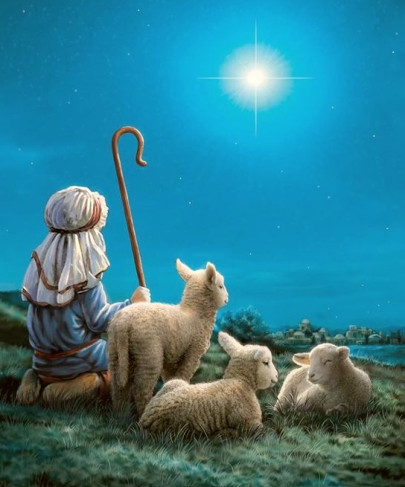 Pohľadnica pastierik Vianoce (1)  - 