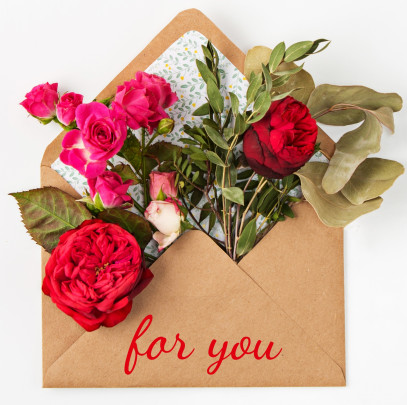 Valentine day cards, love cards - Postcard pozdrav z lásky en 