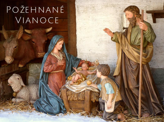 Vianočné pohľadnice - Pohľadnica pozehnane Vianoce Betlehem  