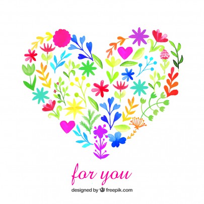 Valentine day cards, love cards - Postcard srdce z lásky for you 