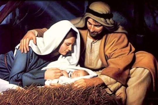 Vánoční pohlednice, přání a pozdravy - Pohlednice svata rodina neha 