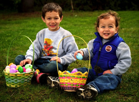 Easter cards - Postcard Veľká noc deti 