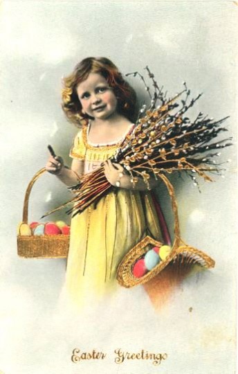 Veľkonočné pohľadnice - Pohľadnica Veľká noc vintage 