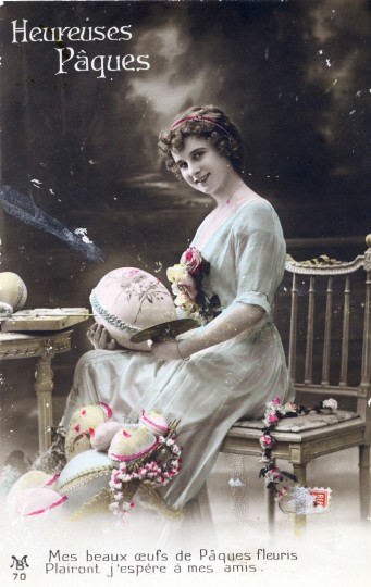 Velikonoční pohlednice - Pohlednice Veľká noc vintage2 