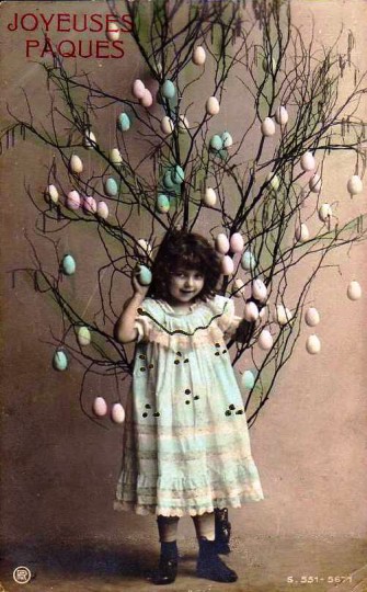 Easter cards - Postcard velkonocne vintage1 