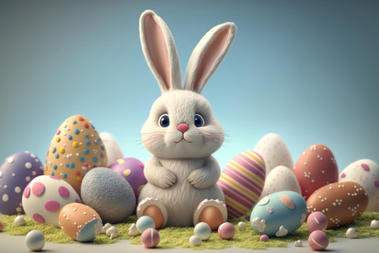 Velikonoční pohlednice - Pohlednice velkonocny zajac 