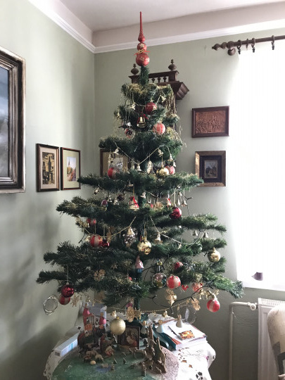Pohľadnica -  - vianočný stromček